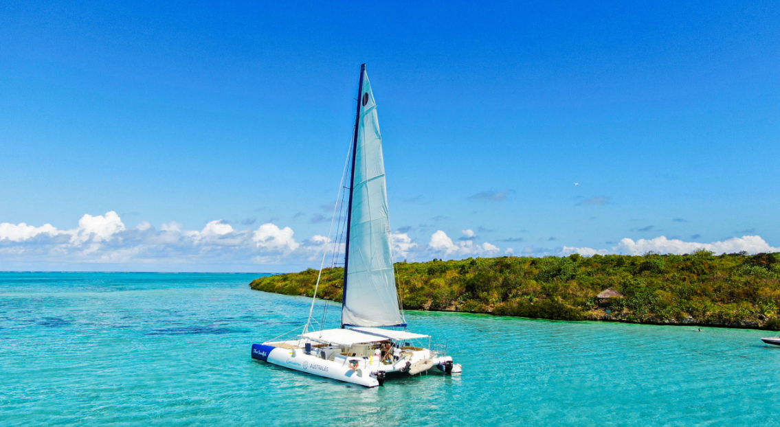 catamaran tour in Mauritius