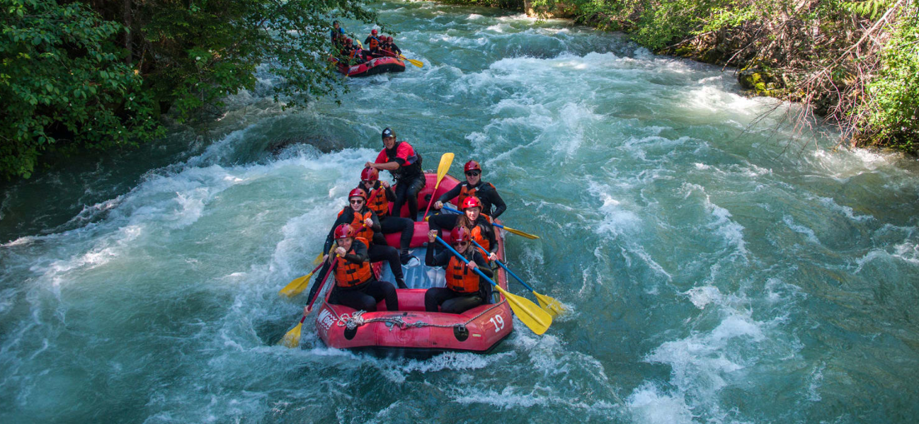 Water rafting in Auckland